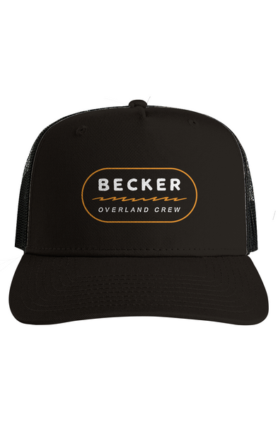 Black Mesh Stock Contrast Trucker