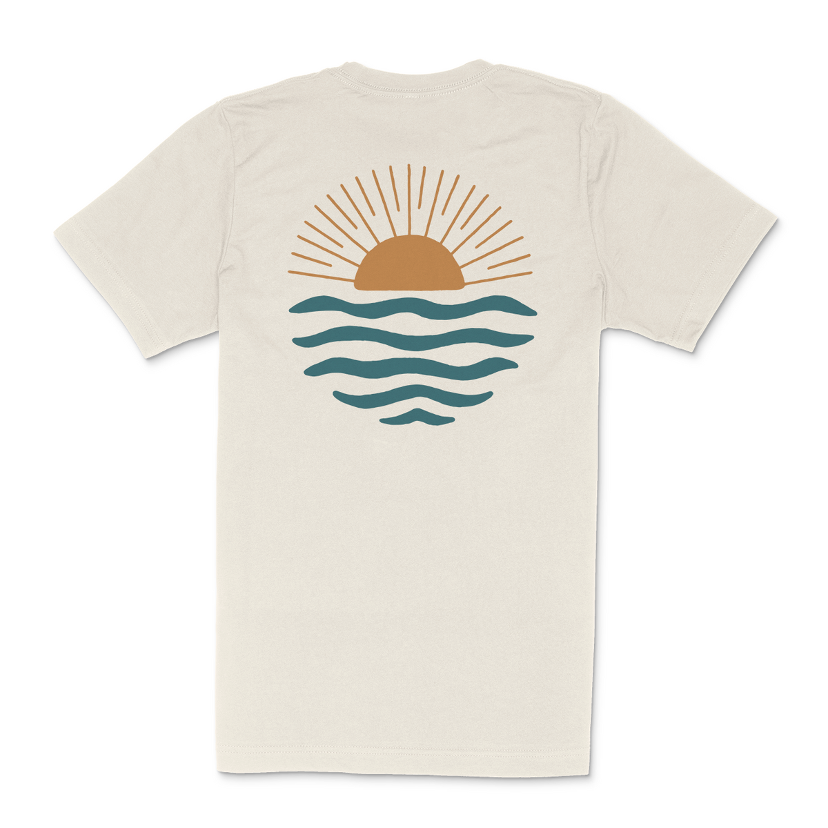 Wave & Sun Tee - Natural – Becker Supply Co sunsea 21ss t 